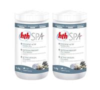2x Pastilles d'oxygène actif (1,2 kg) hth Spa D901125HA