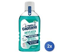 2X Pâte Capitano Bain De Bouche 400 ML. Antiplaque