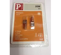 2X Paulmann Halogènes 12V G4 20W Halogène Or 831.08 300 Lumens Lampe