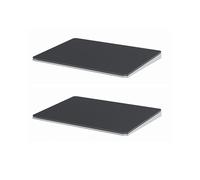 2X Pavé Tactile Gestes Multifonctions Trackpad Pavé Tactile Sans Fil Rechargeable pour Ordinateur Portable pour IOS , Noir