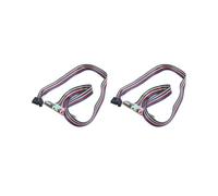 2X PC Port USB D'Ordinateur Casque Audio Microphone Cable Soutien Du Panneau Avant