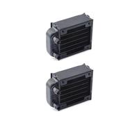2x Pc Water Cooling Aluminum Radiator Multi-channels 60mm for Computer Led Beauty Apparatus