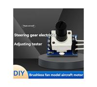 2X Petit Testeur de Servomoteur ESC Contrôle PWM Ventilateur Sans Balais à Monter Soi-Même Contrôleur de Vitesse de Moteur D'Avion