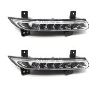 2x Phare Antibrouillard Drl Droit De Voiture Pour Fluence 2014 + Lampe De Conduite Automatique Feux De Jour Lampe De Pare-Chocs
