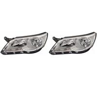 2x Phares HELLA G+D pour VW TIGUAN 1, TIGUAN I