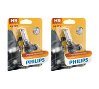 2X Philips Standard H9 Halogène 65W 12V Ampoules Auto