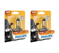 2x Philips Vision H4 Halogène Jusqu'À 30% Plus de Lumière 60/55W 12V Lampes