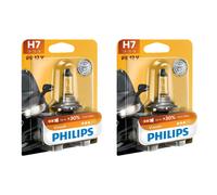 2x Philips Vision H7 Halogène À Pour 30% Plus de Lumière 55W 12V Ampoules Auto