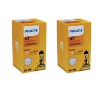 2x Philips Vision H7 Halogène Jusqu'À 30% Plus de Lumière 55W 12V Lampes