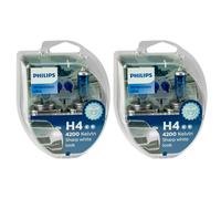 PHILIPS WhiteVision ultra H4 12V 60/55W + 2 W5W