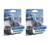 2X Philips WhiteVision Ultra H11 Halogène 55W 12V Ampoules Auto
