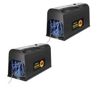 2X Piege a Rat Electrique, Piège à Souris 7000V Tension puissante pour Tuer Les Rats instantanément, Piège à Rat pour Cuisine Maison -Efficace sur Petit Souris