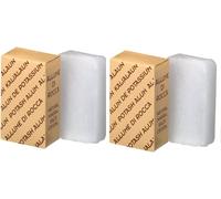 2x Pierre D'alun Potassium 100g, Cristal Naturel Pour Hygiène Visage Corps Après Rasage Et Épilation[Z1172]