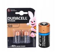 2x piles DURACELL EL123 DURACELL CR123 DL123 CR123A 123 CR17345