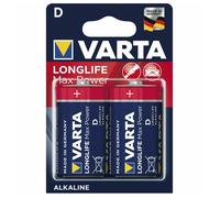 2x Piles Varta Alkaline Longlife Max Power R20 4720101402