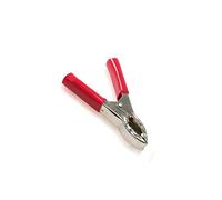 2X Pince à crocodile 30A Ampl.d'attache: max.25mm rouge