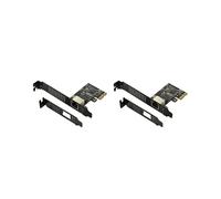 2X Placa de Rede PCIE 5GB PCI Express X1 A RJ45 Gigabit Ethernet Service 10/100/1000M/2.5G/5G para PC