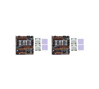 2X Placa-MãE de CPU X99 LGA2011 MemóRia DDR4 ECC com 2XE5 2620 V3 CPU+2XThermal Pad