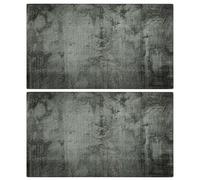 Planches à découper 2 pcs motif de béton Verre trempé