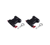 2X Plaque de Base de Caméra Multifonction Avec Pince de Rail de Tige de 15 mm pour Accessoires de Support de Plate-Forme D'épaule de Caméra DSLR