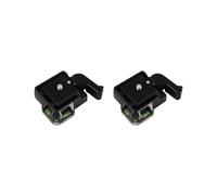 2X Plaque de DéGagement Rapide Plate-Forme de Montage CaméScope TréPied Monopode Rotule pour Appareil Photo Reflex NuméRique QR40 1 / 4,3 / 8 Vis
