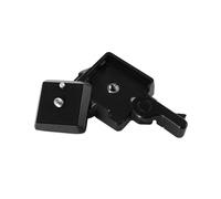 2X Plaque de DéGagement Rapide Plate-Forme de Montage CaméScope TréPied Monopode Rotule pour Appareil Photo Reflex NuméRique QR40 1 / 4,3 / 8 Vis