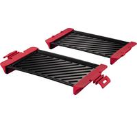 2x plaque de gril p. micro-ondes grille de gril grille de gril poêle à frire poêle à griller