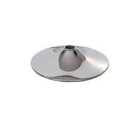 2x plateau de sol pour tabouret de bar / chaise pivotante / chaise de salle à manger, chrome Ø 45cm