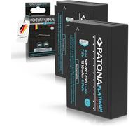 2X Platinum NP-W126s Batterie 1210mAh Compatible avec Fuji Fujifilm XM5 X100F X100V X100VI XA1 XA2 XA3 XA5 XS10 XT3 XT20 XT30 II XT5 XT50 X-M5 X-S10 X-T3 X-T50 NP W126s NPW126s NP-W126