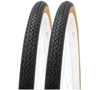 2x Pneu vélo 650 x 35B (35-584) 27,5 x 1,4"" noir brun cycle ville route vtc chemin