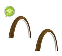 2x Pneu Vélo Électrique Marron Anti Crevaison 700x45c 28" Et 29" X 1,75 = 28" X 1 5/8 X 1 3/4 = 47-622 Vae E-Bike Ville Vtt Pouces Multicolore