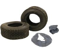 2x pneus 16x6.5-8 plus 2x tuyaux pour tracteur de pelouse Tondeuse à gazon nouveau