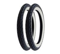 2x pneus à flancs blancs Kenda K418 2 3/4 x 17 Street 2.75-17 41P Kreidler Florett RS