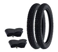 2x pneus Enduro Motocross Heidenau K46 2.75-17 (2 3/4 x 17) 47M TT + chambre à air