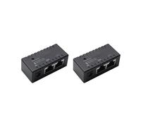 2X Poe Splitter Injecteur Poe Rj45 5.5mm x 2.1mm Entrée Passif Injecteur Poe Injector Splitter Connecteur pour Caméra Réseau Ip (Noir)