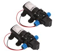 2X Pompe ? eau ? membrane mini haute pression noire DC 12V 60W Arr?t automatique 5L/min