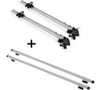 2x porte-vélos Bike Pro + barres de toit RAPID compatibles avec Land Rover Discovery Sport (5 portes) à partir de 15 ans