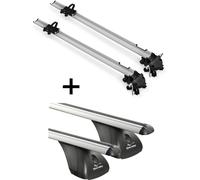 2x porte-vélos Bike Pro + barres de toit VDP compatibles avec Fiat Ulysse II 5 portes 2002-2010