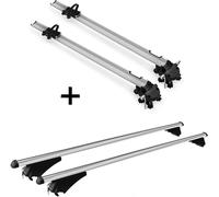 2x porte-vélos Bike Pro + porte-bagages Tiger XL compatible avec Audi A4 8K Avant 08-14