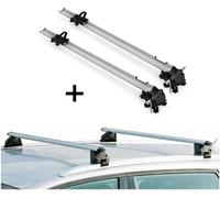 2x Porte-vélos Bike Pro + porte-rail CRV107A compatible avec Renault Kadjar 5 portes à partir de 2015