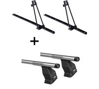 2x porte-vélos ORION + barres de toit Menabo Tema compatibles avec Citroen C5 (4 portes) à partir de 2008