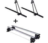 2x porte-vélos ORION + barres de toit Menabo Tema compatibles avec VW Vento (hayon 5 portes) 1992-1997