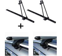 2x Porte-vélos ORION + porte-rail VDP L120 compatible avec compatible avec pour BMW Série 5 Touring Combi E39 97-04