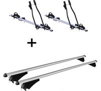 2x porte-vélos SAGITTAR + porte-bagages Tiger XL compatible avec Kia Sorento (XM) à partir de 14 ans