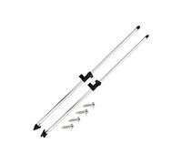 2x Poteaux de Soutien de Dessus Bimini Poteaux de Soutien de Couverture de Bateau Support de Couverture de Bateau Durable Aluminium
