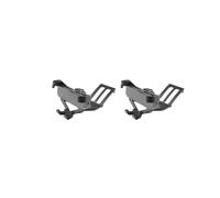 2X pour - C-Class W204 2011-2013 Accessoires de Support de Téléphone Portable pour évent Central de Voiture En Alliage D'Aluminium Noir