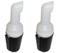 2x Pour Chariot De Golf Bouteille De Sable Pour Club Voiture Divot Remplissage Kit De Bouteille De Sable Avec Support Anti-Hochet Pour Voiturettes