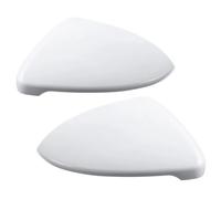 2X pour - Golf 7 MK7 TSI 2014 2015 2016 17 2018 Coque de rétroviseur extérieur avant blanche 5G0857538E
