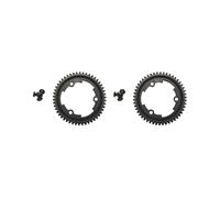 2X pour Hot Racing Harden Steel 50T 1Mod Engrenage Droit Principal pour Voiture Télécommandée 1/5 X-Maxx 1/7 XO-1 1/10 E-Revo VXL Nouveau MAXX