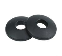 2x pour mousse ABS pour Fitness 97x27mm 2x pour mousse ABS pour | Matériau ABS pour robuste, installation pour facile, compatibilité parfaite, finition noire, lot de 2 pièces(104x29mm)